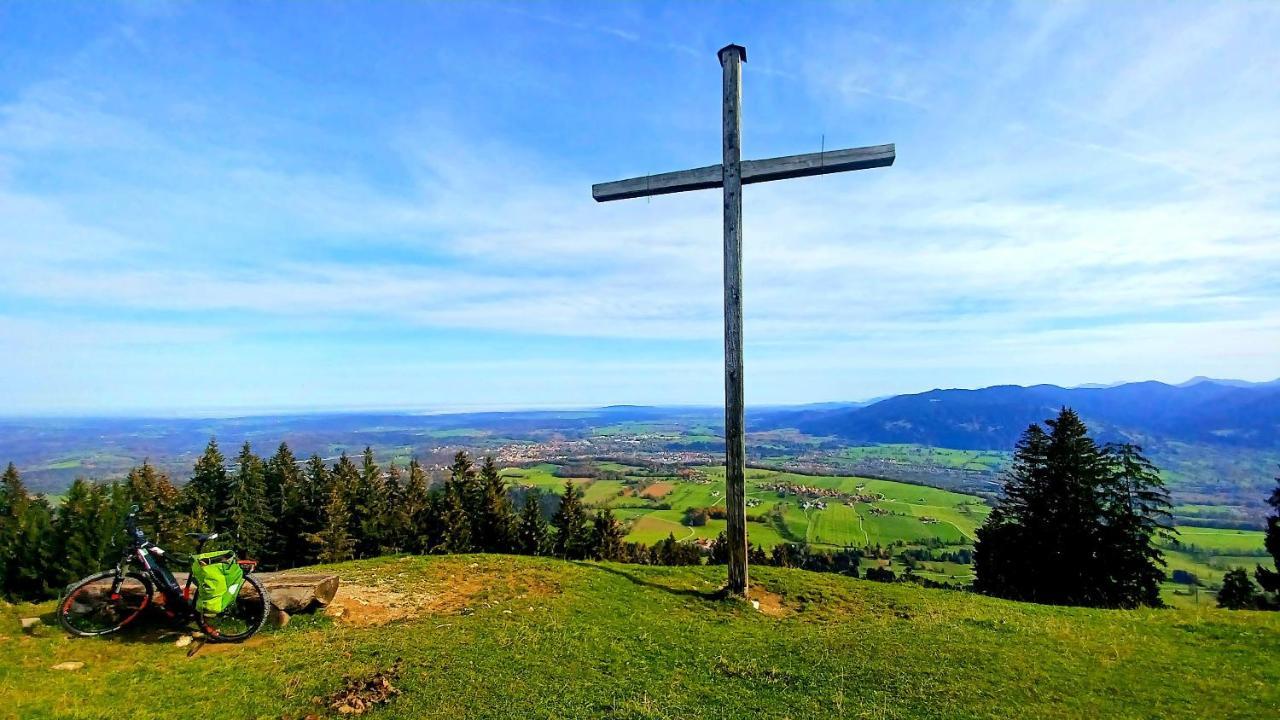 Ferienwohnung Geierstein Wackersberg Esterno foto